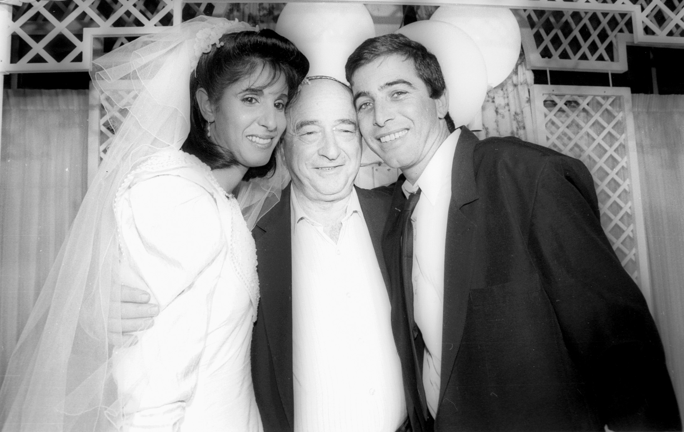 Wedding of Levy Klementin, one of the Invalids soldier married with the  support of the Father Symcha Holtzberg | Photograph  NNL_ARCHIVE_AL990040270460205171 | The National Library of Israel
