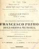 Esequie e preci per l'anima di... Francesco I... : da recitarsi mel tempio maggiore degl'israeliti ... / per disposizione della Comunità israelitica di Trieste.