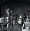 פולה בן גוריון מבשלת במטבח – הספרייה הלאומית