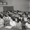 תלמידים בזמן שיעור מתמטיקה בבית הספר – הספרייה הלאומית
