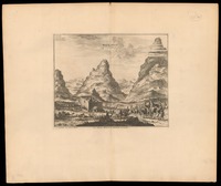 Bergh Sinai of Sint Catryn. Les Monts Sinai et Horeb, en Arabie K. Decker fe.