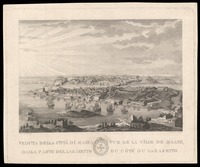 Veduta della citta di Malta dalla parte del Lazaretto / Peint per Gaupy ; Suntach a dirige.