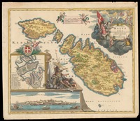 Insularum Maltae et Gozae quae sunt Equitum S. Ioannis Hierosolimitani Ordinis Melit. Sedes... / à Ioh. Baptista Homann.