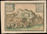 Plan de la citadelle dessignée a faire au Montluich pré Barcelone DR. f.