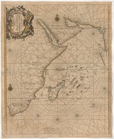 Pas-Caert van't Westelyckste Deel van Oost Indien en de Eylanden daer onder begrepen; van c. de Bona Esperaca tot c. Comorin.