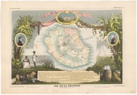 Ile de la Réunion colonie française (Océan indien) / Géographie et statistique par V.Levasseur Ing.r Géograph ; La géograpie gravée par A. Piat.