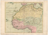 Carte de la Barbarie, de la Nigritie et de la Guinée Par Guillaume De L'Isle. C. Inselin Sculpsit.
