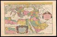 Estats de l'Empire du Grand Seigneur des Turcs en Europe, en Asie, et en Afrique divisé en tous ses Beglerbeglicz, ou Gouvernement ou sont aussi remarqués les Estats qui luy sont Tributaires / par le Sr. Sanson.