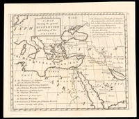 A map shewing the general dispersion and settling of the nations