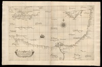 Carta particolare del mare Mediterraneo che comincia con l'isola di Candia è Finisce con il capo Roxatim in Barberia AF. Lucini Fece.