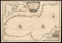 Carte particuliere des côtes d'Espagne et Barbarie depuis Gibraltar Jusqu'Au Cap De Palle Et Depuis Ceuta Jusqu'Au Cap Ferat Par Michelot et Bremond. Gravé par P. Starck-man.