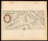 Pascaarte van't westelÿcste deel van de Middelandtsche Zee [cartographic material] / Van nieux beschreven door Willem Ianßen – הספרייה הלאומית