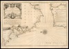 Nouvelle carte de la baye de Cadis et du Detroitde Gibraltar Dediée A Monseigneur le Cheualier d'Orleans general des Galeres de France / Par...Michelot... et Bremond.