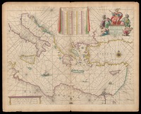 A Chart of the Levant or Eastermost part of the Mediterranean Sea By John Seller, John Colson, William Fischer, James Atkinson and John Thornton.