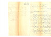 Letter from Samuel Tottér [?] in Szolnok to Ignac Hirschler in Pest, 1868/04/18.