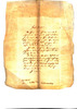 Copy of letter written by Ignac Hirschler in Pest to Ligeti in Stuhlweißenburg, 1868/04/08.
