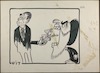 רייגן מאכיל את ח'ומייני בעזרת שרוליק [קריקטורה ללא כותרת].