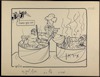 העורבים: "ג'ימי, אשף המטבח..." [קריקטורה].