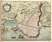 Plan de la ville de Syracuse Gravé par J.P. Le Bas.