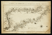 A map of the Rhine from Dusseldorf to Mainz or Mayence Neele sc.