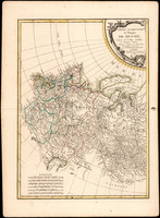 Partie occidentale de l'empire de Russie Extrait de l'Atlas Russien et d'autres Cartes / Projetée et assujetie aux Observations Astronomiques Posterieures par Mr. Bonne. [Arrivet inv.] & Sculp.