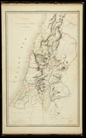Carte des Douze Tribus d'Israel / Par A.H. Dufour.