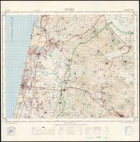 נתניה / עובד שורטט ותוקן ע"י מחלקת המדידות 1959.