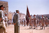 טקס הקמת צבא ההגנה לישראל בגימנסיה "רחביה" בירושלים בזמן קרבות מלחמת העצמאות
