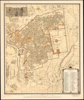 Jerusalem. The Old City Compiled, drawn & printed under the direction of F.J.Salmon, Commissioner for Lands & Surveys, Palestine. 1936; Revised from information supplied by Dept. of Antiquities 1945. Printed by the Survey of Israel, Oct. 1963.