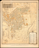 Jerusalem. The Old City Compiled, drawn & printed under the direction of F.J.Salmon, Commissioner for Lands & Surveys, Palestine. 1936; Revised from information supplied by Dept. of Antiquities 1945. Printed by the Survey of Israel, 1967.