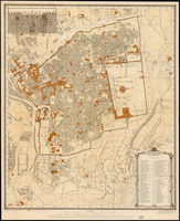 Jerusalem. The Old City Compiled, drawn & printed under the direction of F.J.Salmon, Commissioner for Lands & Surveys, Palestine. 1936; Revised from information supplied by Dept. of Antiquities 1945. Modified reprint May 1947.