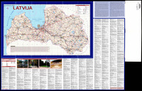 Latvia: map of memorable places of Jewish History synagogues, Jewish cemeteries, Holocaust memorial sites / Project head Rabbi Dr. paed. Menachem Barkahan ; text by Rita Bogdanova and Meyer Meler, scientific editor, Dr. hist. Grigory Smirin = Латвия: карта памятных мест еврейской истории : синагоги, еврейские кладбища, памятные места Холокоста / руководитель проeкта раввин Менахем Баркахан, авторы техта Рита Богданова и Мейер Мелер, научный редактор Григорий Смирин.