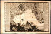 Icon Crateris Neapolitani Felix Piccinino Math. Arch. Del. A. Cardon inv. Sculp. Napoli 1765.