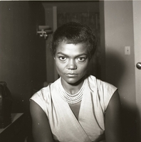 השחקנית והזמרת האמריקנית, ארת'ה קיט, בביקור בארץ.