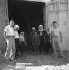 הסופרים מנחם תלמי ונתן שחם מבקרים בכפר בגליל – הספרייה הלאומית