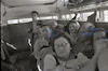 שחקני תיאטרון הבימה נוסעים באוטובוס משוריין לירושלים – הספרייה הלאומית
