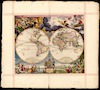Orbis terrarum nova et accuratissima tabula [cartographic material] / Auctore Joanne à Loon – הספרייה הלאומית
