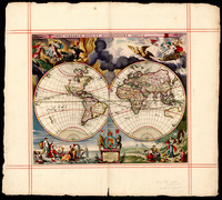 Orbis terrarum nova et accuratissima tabula Auctore Joanne à Loon.