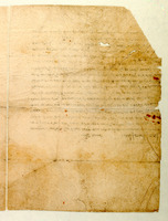 שטר מודעה. קהיר 1609.