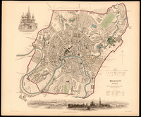Moscow Drawn by W. B. Clarke, Archt ; Engraved by B. R. Davies.