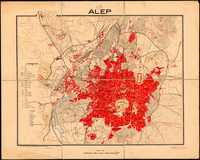 Alep Dresse. heliograve et publie au Bureau Topographique des Troupes francaises du Levant.