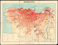 Beyrouth Dresse. heliograve et publie au Bureau Topographique des Troupes francaises du Levant.