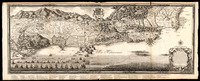 Plan de la Ville de Barcelone capitale de la province de Catalogne assiégée... / [by] Pontault, Sébastien.
