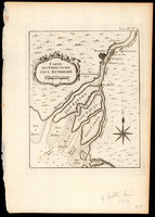 Carte des embouchures de l'Euphrate