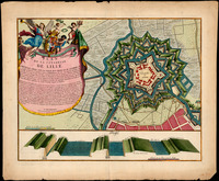 Plan de la citadelle de Lille
