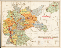 Germany administrative boundaries international boundaries as at 31.12.1937.
