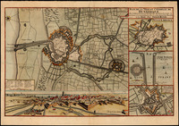 Plan de la Ville et Citadelle de Dunkerque : Avec le forts aux environs, places fortes et maritimes situées sur la mer oceane en la Comtê de Flandres : elle est au Roy depuis le 27e Novembre 1662 et cédée à l'Angleterre en 1712 / Chez Pierre Husson.