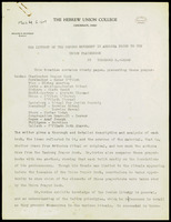 The liturgy of the Reform Movement in America prior to the Union Prayerbook by Theodore H. Golan.