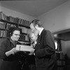פולה ודוד בן גוריון עם הסופר רוברט סנט ג'ון – הספרייה הלאומית
