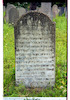 Tombston of Ben-Zion son of Shlomo, "the ilui from Krozh". Photograph of: Unrecognized Jewish cemetery in Lithuania
